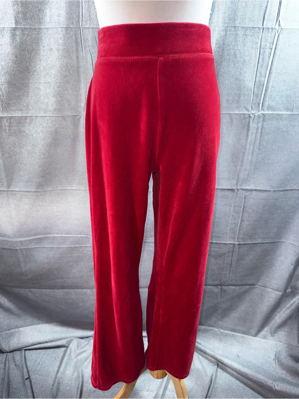3117-Hanes Red Velvet Pull-On Joggers